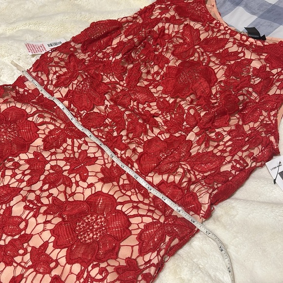 Red Floral Crochet Dress (JUNIOR SIZE) - Picture 13 of 15